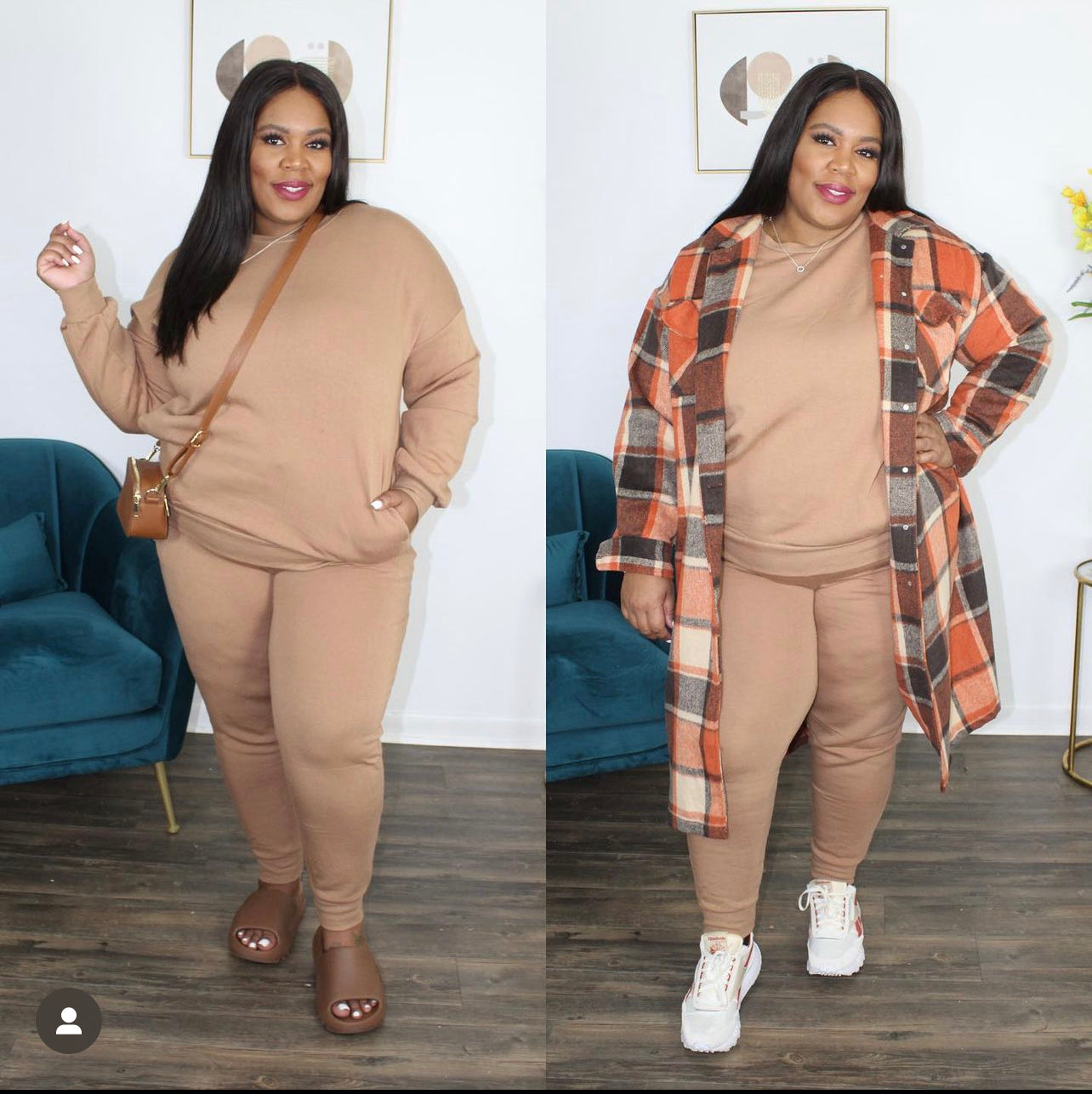 Deep Camel Jogger Set