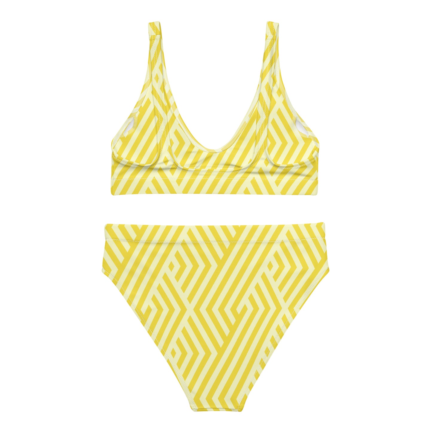 Sun Splashed High-Waisted Bikini
