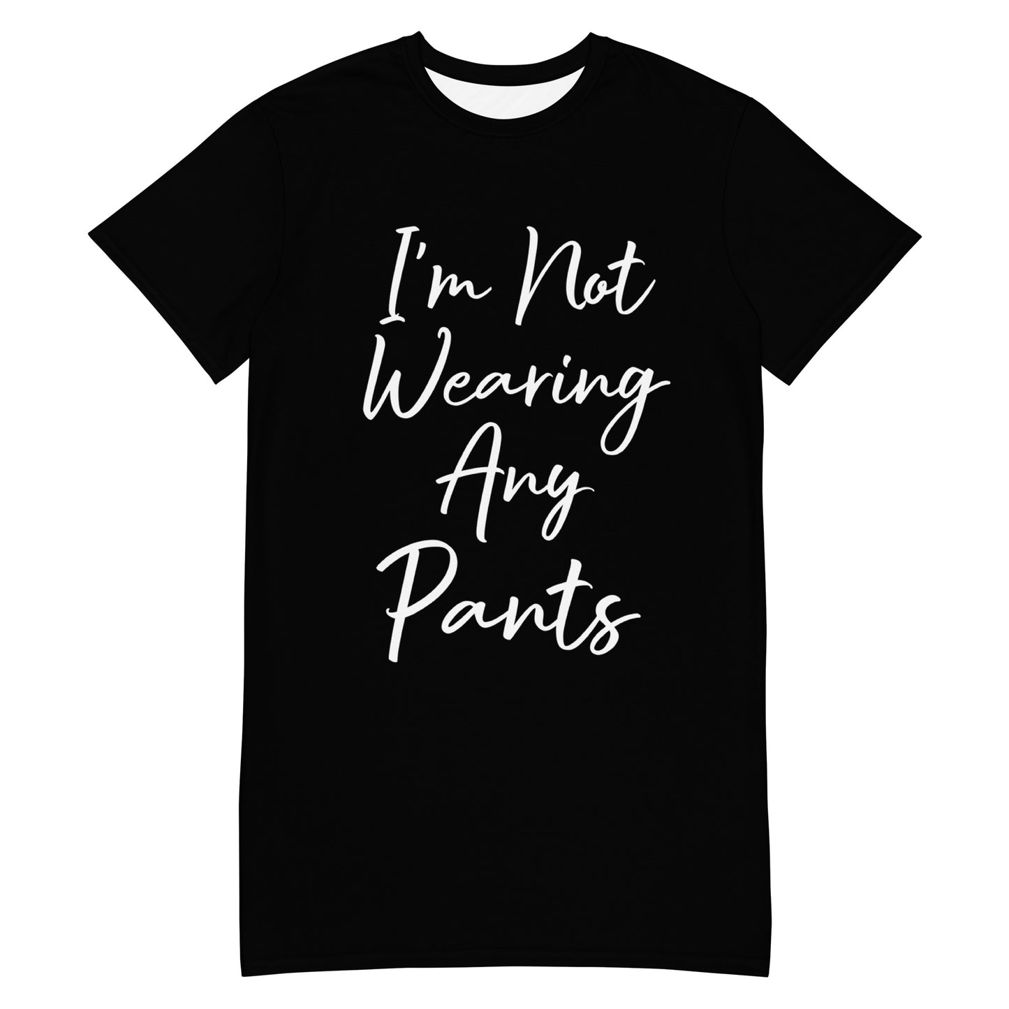 No Pants Shirt Dress