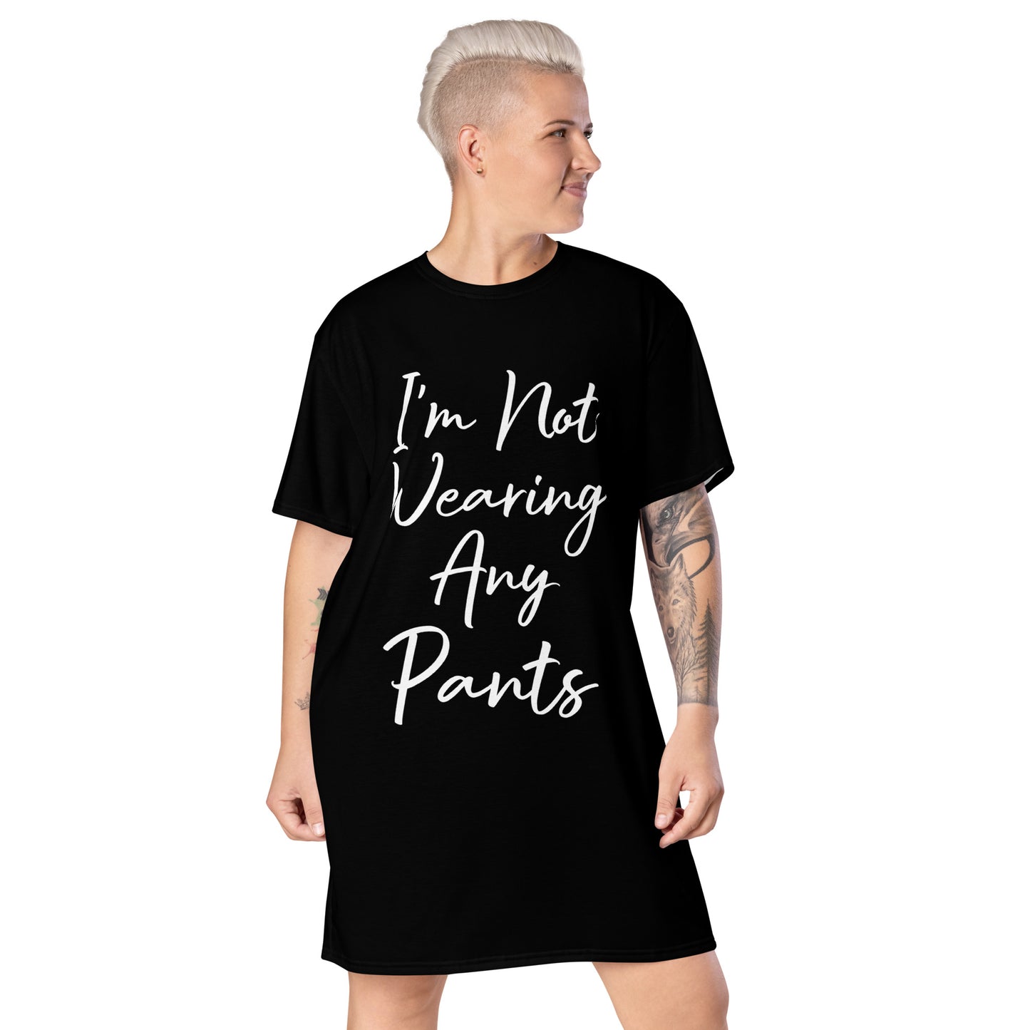 No Pants Shirt Dress