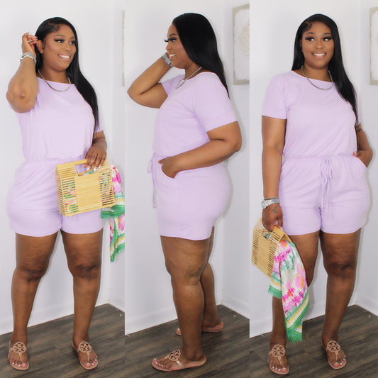 Jaynel Romper (Dusty Lavender)