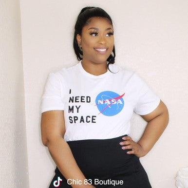 I Need My Space T-Shirt (White)